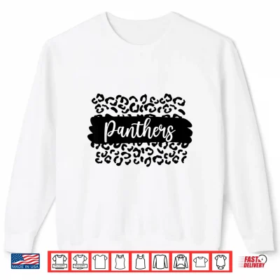 Sweatshirt Vintage Panthers School Spirit Name Team Back To School Shirt
