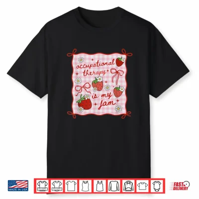 Women Occupational Therapy Cute Strawberry Ot Back To School Shirt