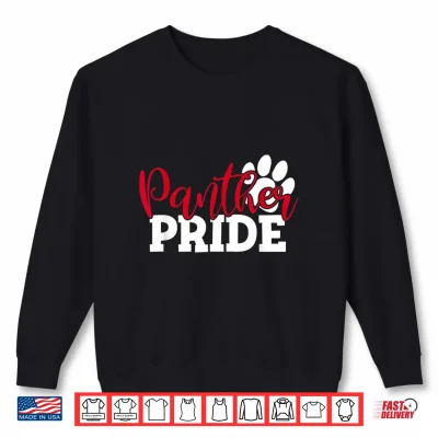 Sweatshirt Vintage Panthers School Sports Name Spirit Back To School Shirt