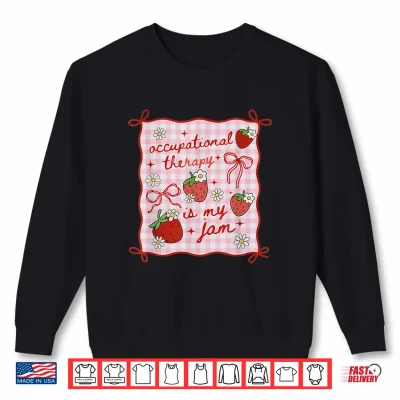 Sweatshirt Women Occupational Therapy Cute Strawberry OT Back To School Shirt