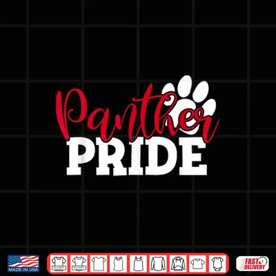 Design Vintage Panthers School Sports Name Spirit Back To School Shirt