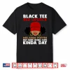 Black Tee Red Lipstick Melanin Poppin Out Here Being Cute Shirt