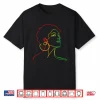 Black Women Juneteenth Face Abstract Art Melanin African Shirt