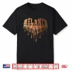 Drippin Melanin Heart Love Black History Pride Women Girls Shirt