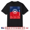 Juneteenth Distressed Red White Blue Symbolic Flag Meaning Shirt