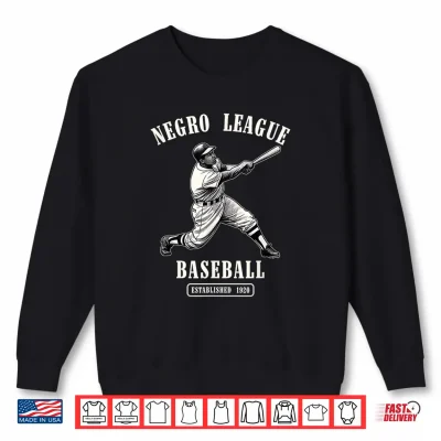 Sweatshirt Vintage Negro League Baseball Black History Month Juneteenth Shirt