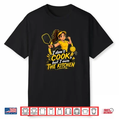 Funny Pickleball Shirts Dink Player Kitchen Joke Funny Meme Shirt