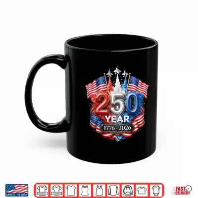 Mug 250th Anniversary 1776 2026 America Patriotic 4th of July Shirt