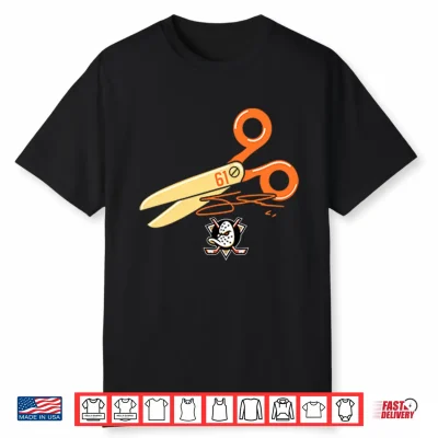 Anaheim Ducks Cutter Gauthier Scissors Shirt