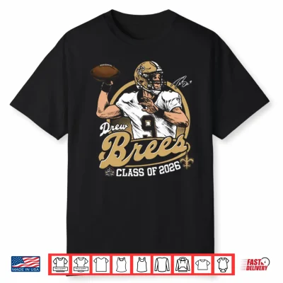 Drew Brees Hall Of Fame 2026 Shirt