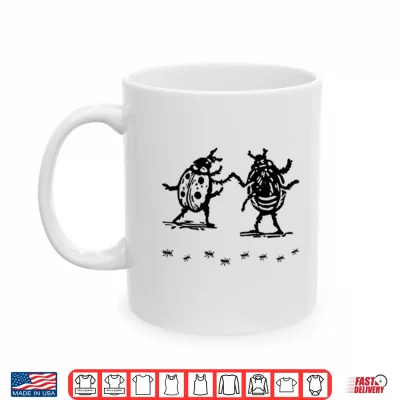 Mug Dancing Lady Bugs The Last Of The Bugs Noah Kahan Shirt 1