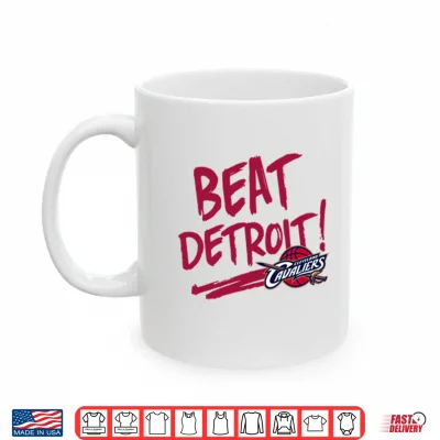 Mug Cleveland Cavaliers Beat Detroit Game 3 Playoff Shirt 1