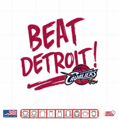 Design Cleveland Cavaliers Beat Detroit Game 3 Playoff Shirt 1