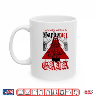 Mug I Was Tortured By Celebrities At The Baphomet Gala Shirt 1