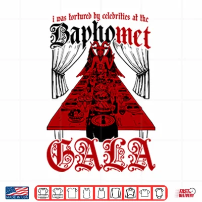 Design I Was Tortured By Celebrities At The Baphomet Gala Shirt 1