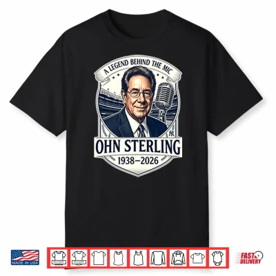 John Sterling A Legend Behind The Mic 1938 2026 Shirt