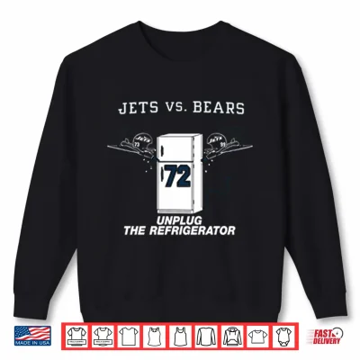 Sweatshirt Jets Vs Bears Unplug The Refrigerator Shirt 1