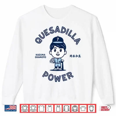 Sweatshirt Kazuma Okamoto Quesadilla Power Shirt 1
