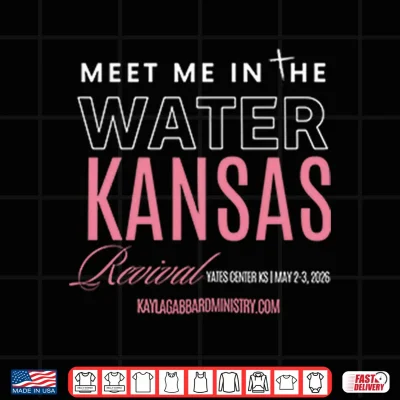 Design Meet Me In The Water Kansas Revival Shirt 1