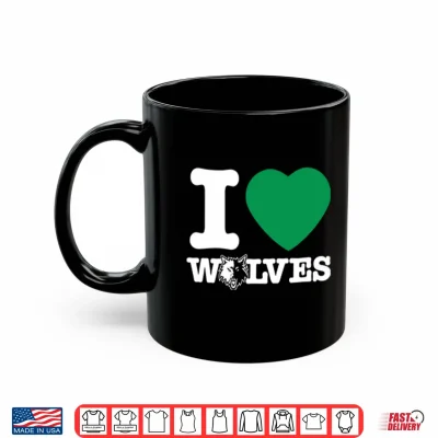 Mug Minnesota Timberwolves I Heart WolvesShirt 1