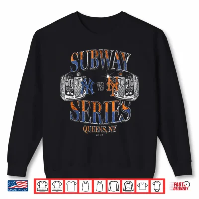 Sweatshirt Yankees Vs Mets Subway Series Shirt 1
