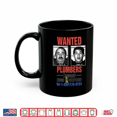 Mug Wanted Plumbers Super Mario Bros 1993 Shirt 1