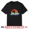 Mens Retro Yeti Sasquatch Bigfoot Surfer   Surfing Summer Performance Shirt