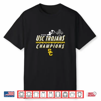 Usc Trojans National Champs 2026 Water Polo Shirt