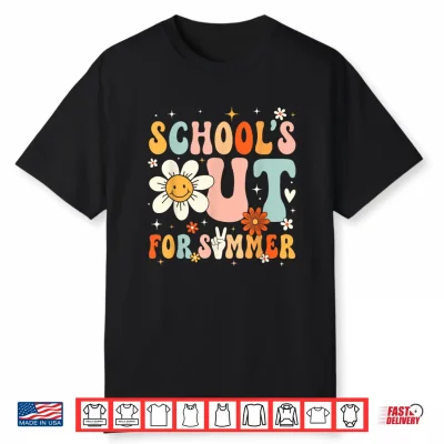 Last Day Of School Funny Schools Out For Summer Teacher Boys Shirt