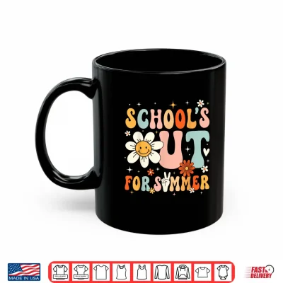 Mug Last Day of School Funny Schools Out for Summer Teacher Boys Shirt