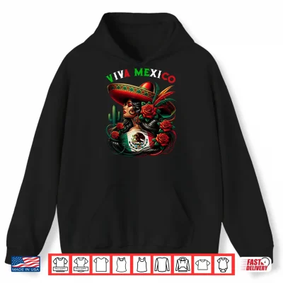 Hoodie Mexico Girl Mexico Flag Mexico Pride Viva Mexico Shirt