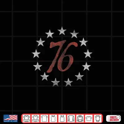 Design The Spirit 76 Vintage Retro 4th of July Independence Day Shirt