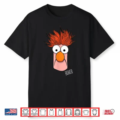 Disney The Muppets Beaker Muppet Labs Big Face Shirt