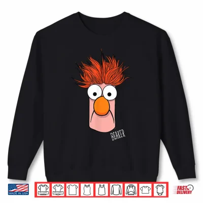 Sweatshirt Disney The Muppets Beaker Muppet Labs Big Face Shirt