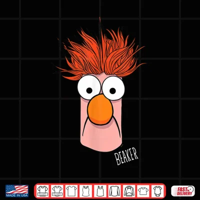 Design Disney The Muppets Beaker Muppet Labs Big Face Shirt