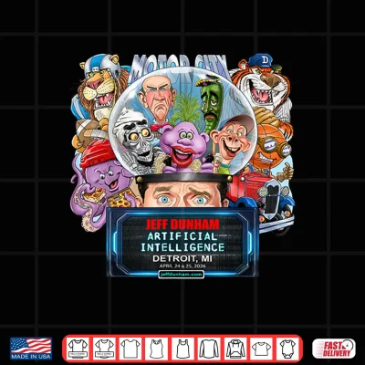 Design Jeff Dunham Detroit MI 2026 Shirt
