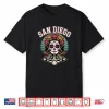 San Diego Sugar Skull Flower City Baseball Shirt