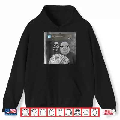 Hoodie Tung Tung Tung Sahur John Pork Meme Brainrot Gifts for Kids Shirt