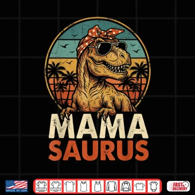 Design Mamasaurus T rex Dinosaur Mothers Day Mommy Mom Mama Saurus Shirt