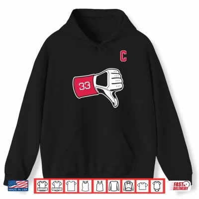 Hoodie Cleveland Guardians Baseball Tek Thumbs Down Shirt