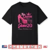 A Queen Was Born On June 20 June Birthday High Heels Shirt