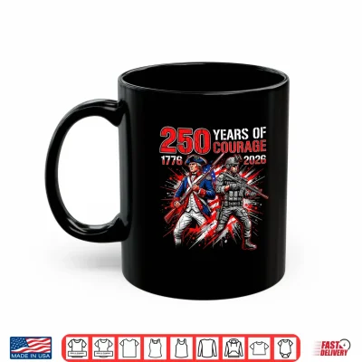 Mug 250th Anniversary 250 Years American USA Patriotic 4th July Shirt