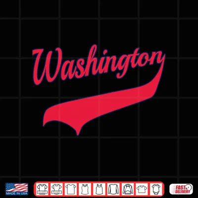 Design College University Style Washington National Baseball Sport Shirt