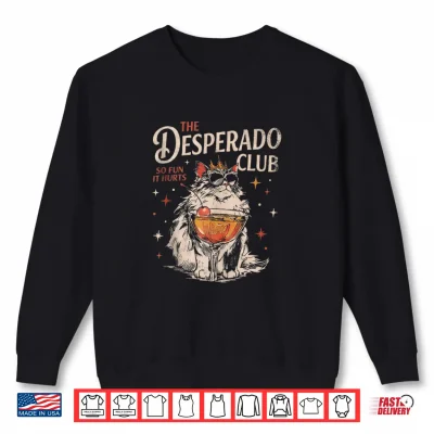Sweatshirt Desperado Club Mama Needs a Night Off Funny Cat Shirt
