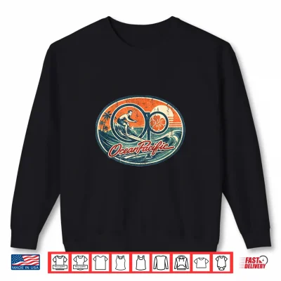 Sweatshirt OP Vintage Beach Palm Tree Retro Coastal Travel Shirt