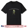 Off To Wrangle My Feral Grandkids Funny Frog Bicycle Design Shirt