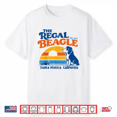 Vintage The Regal Beagle Est 1977 Santa Monica California Shirt