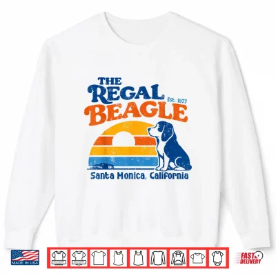 Sweatshirt Vintage The Regal Beagle Est 1977 Santa Monica California Shirt