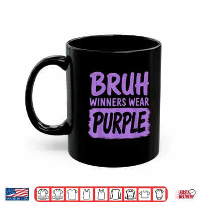Mug Bruh Winners Wear Purple Funny Teacher Kid Field Day Games Shirt