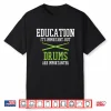 Education Is Important But Drums Are Importanter Performance Shirt